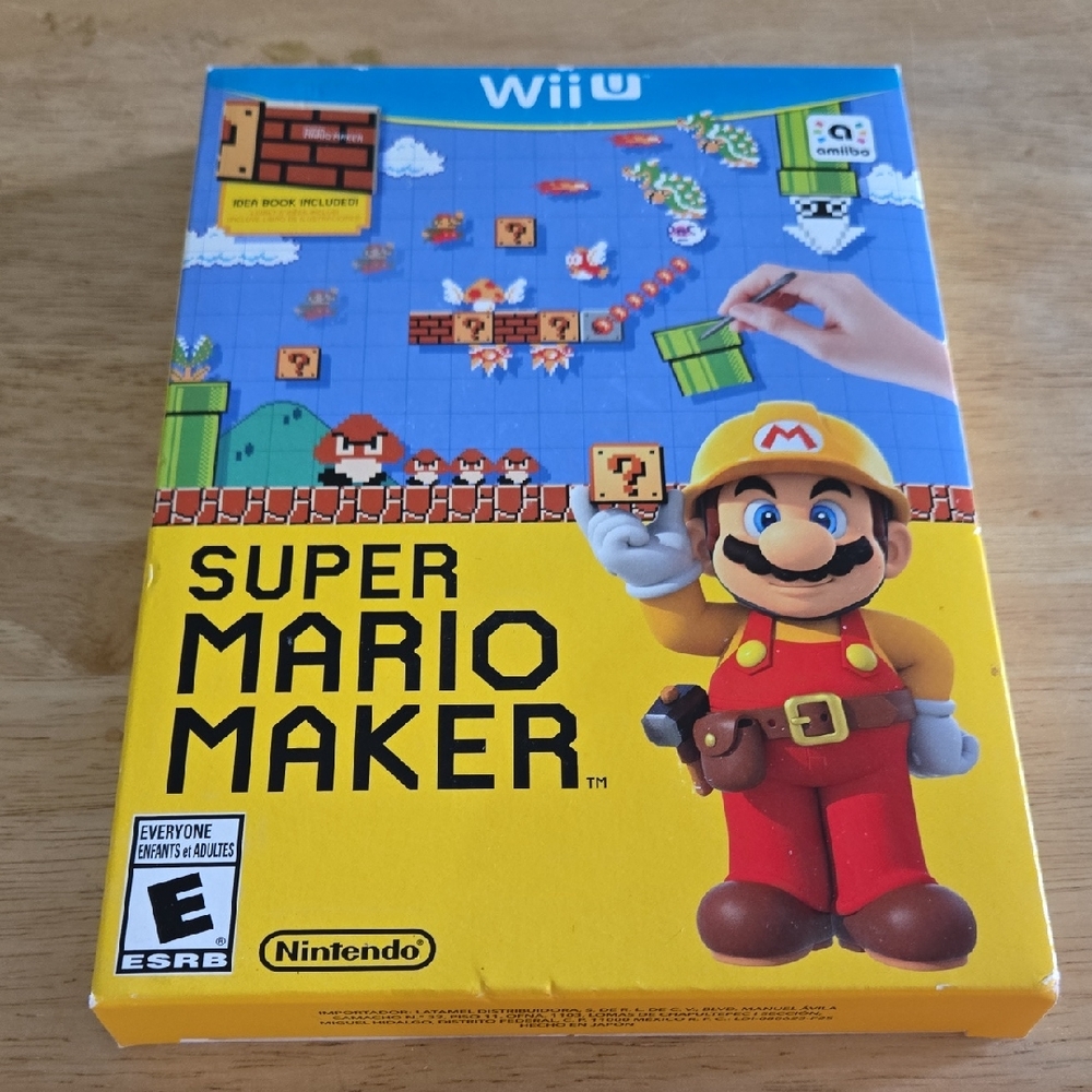 WiiU Super Mario Maker Game